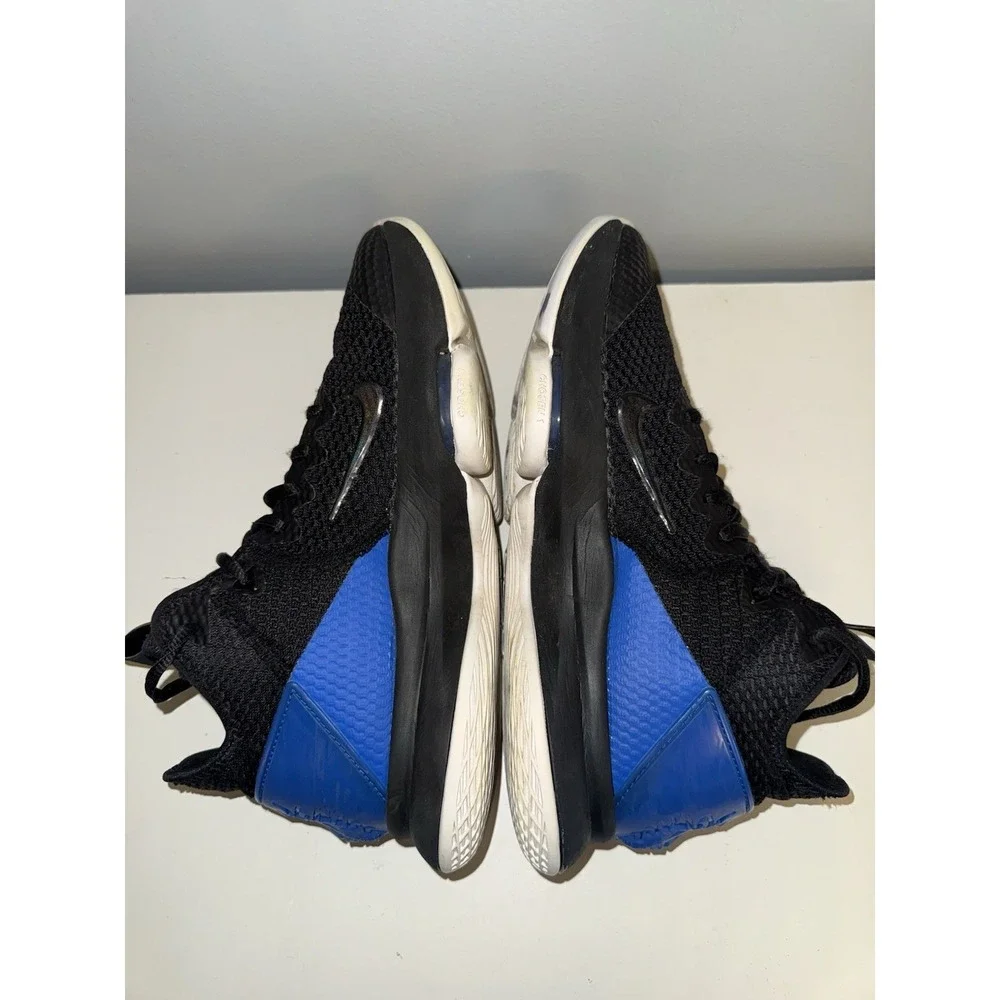 Nike LeBron Witness IV Mens Size 7.5 Black w/Blue Hyper‎ Cobalt BV7427-007 Shoes